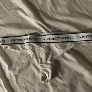 White Victorias Secret thong